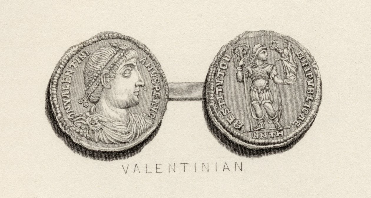 Érme Valentinianus idejéből alkotó: English School