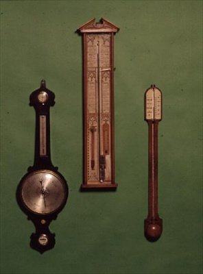 Viktoriánus barométerek gyűjteménye, 1880 körül alkotó: English School