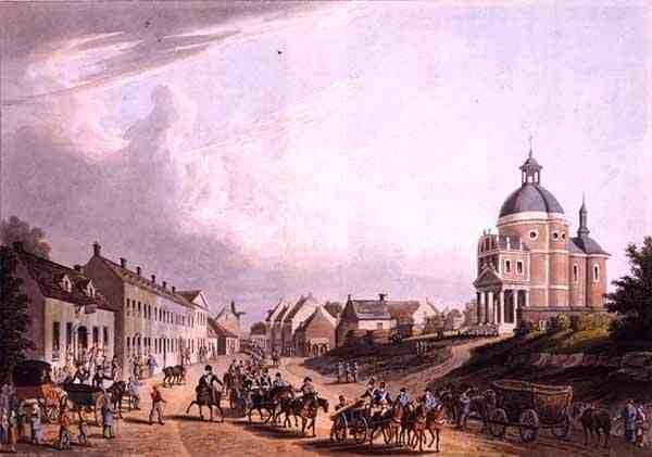 A francia ágyú átadása a csatatérről 1815. július 24-én Waterloo-ban, R. Bowyer kiadásában alkotó: English School