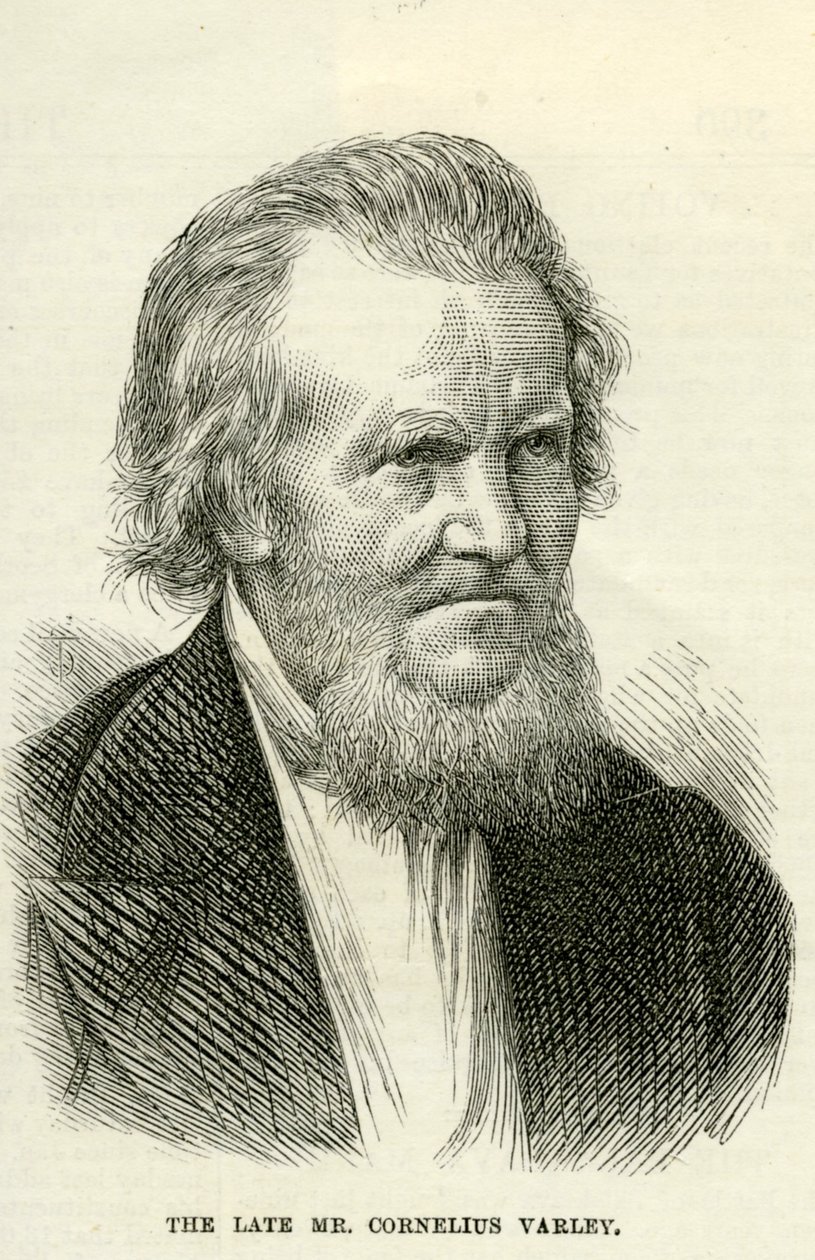 Cornelius Varley (1781-1873) a The Illustrated London Newsból, 1873. október 25. alkotó: English School