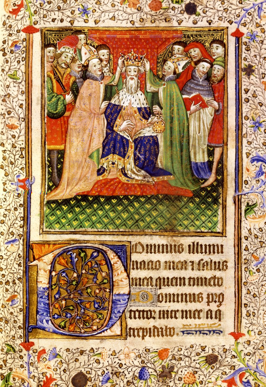 III. Edward király megkoronázása 1327. február 1-jén alkotó: English School