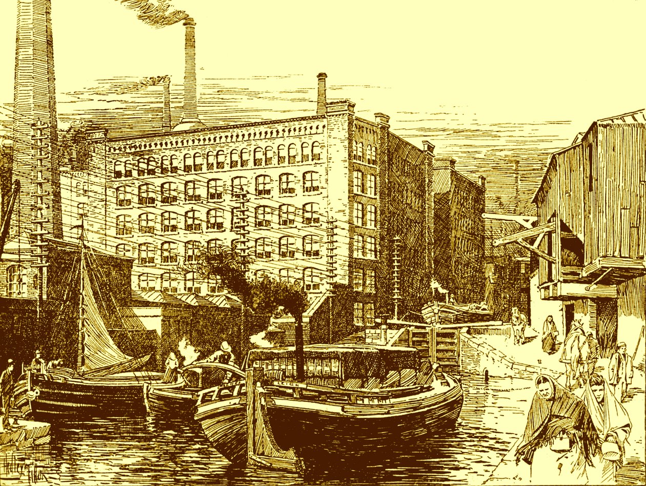 Cotton Mills, Miles Platting, Manchester, a 