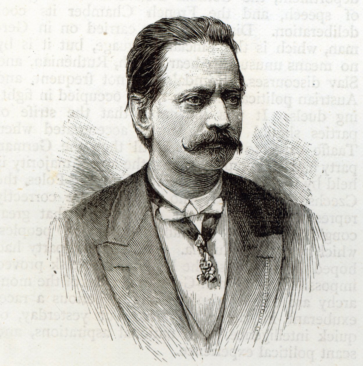 Taafe gróf, a Szabadidő órából, 1891 alkotó: English School