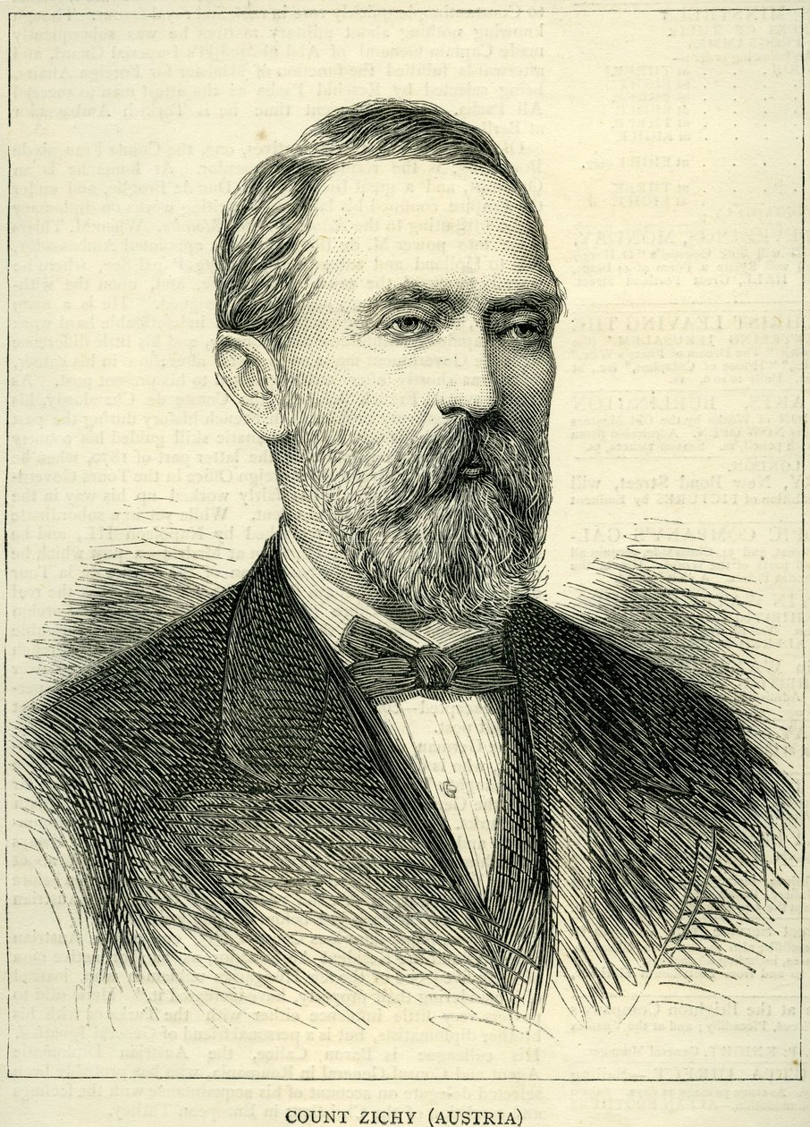 Zichy gróf a Grafikából 1877 alkotó: English School