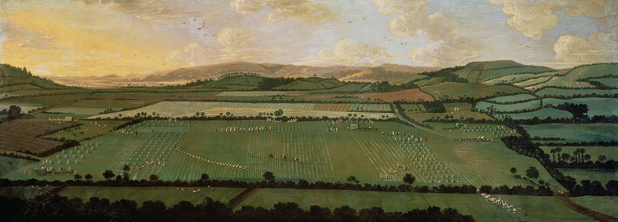 Vidéki kör Dixton-kastély, 1725 körül alkotó: English School