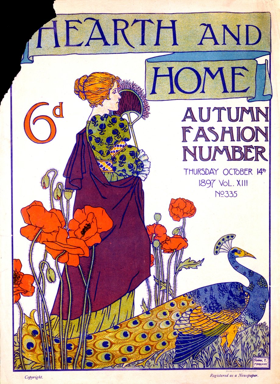 A Hearth and Home Magazine címlapja, 1897. október 14 alkotó: English School