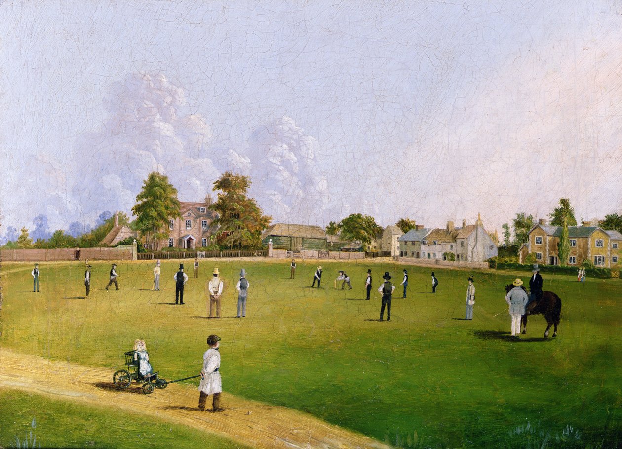 Krikett Mitcham Greenen alkotó: English School