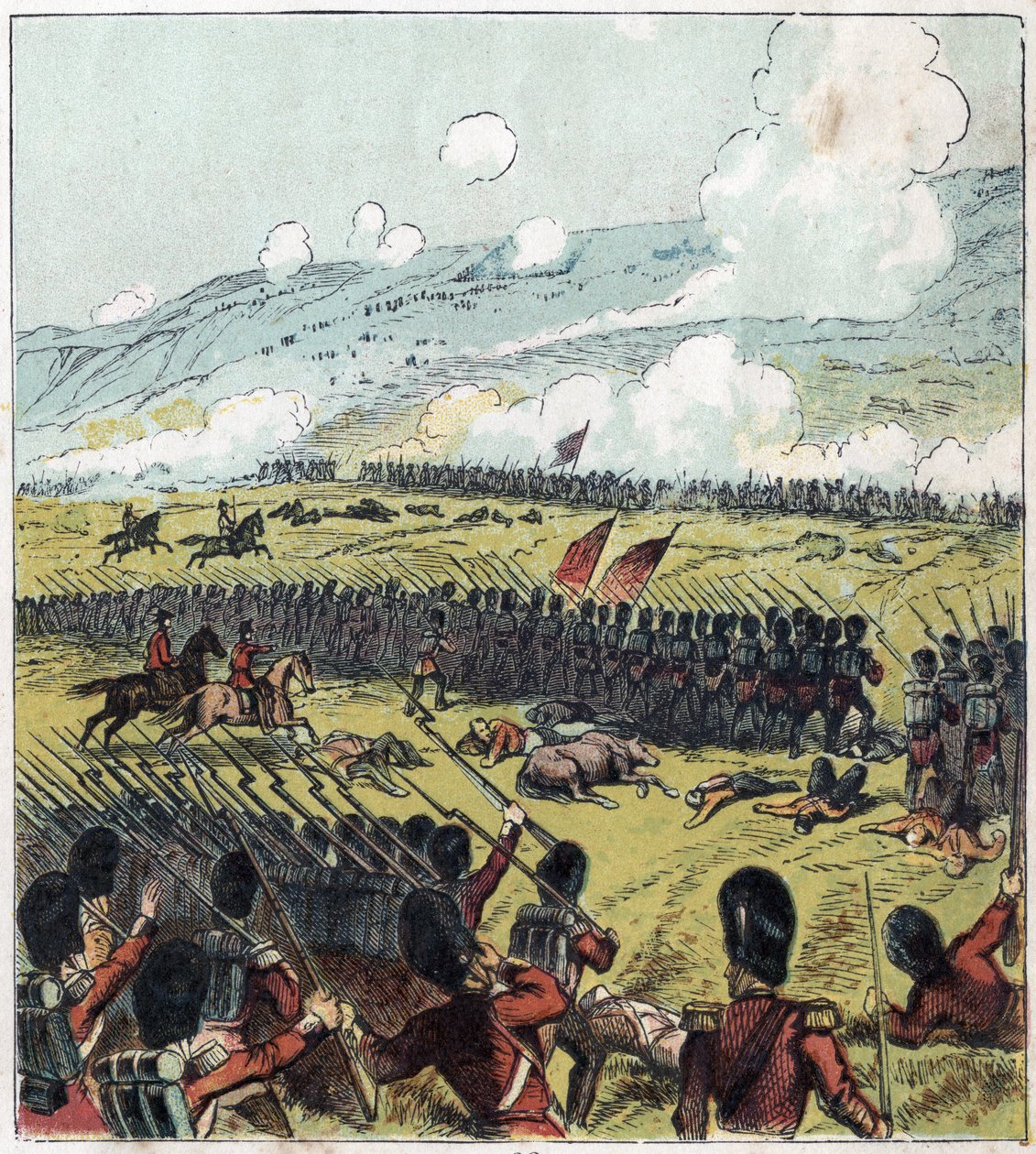 Krími háború (1853-1856): Almai csata az orosz hadsereg és a brit, francia és török koalíció között 1854.09.20-án. 