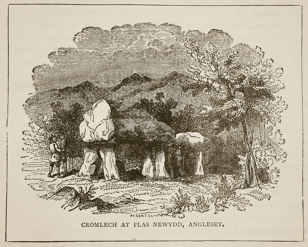 Cromlech, Plas Newydd, Anglesey alkotó: English School