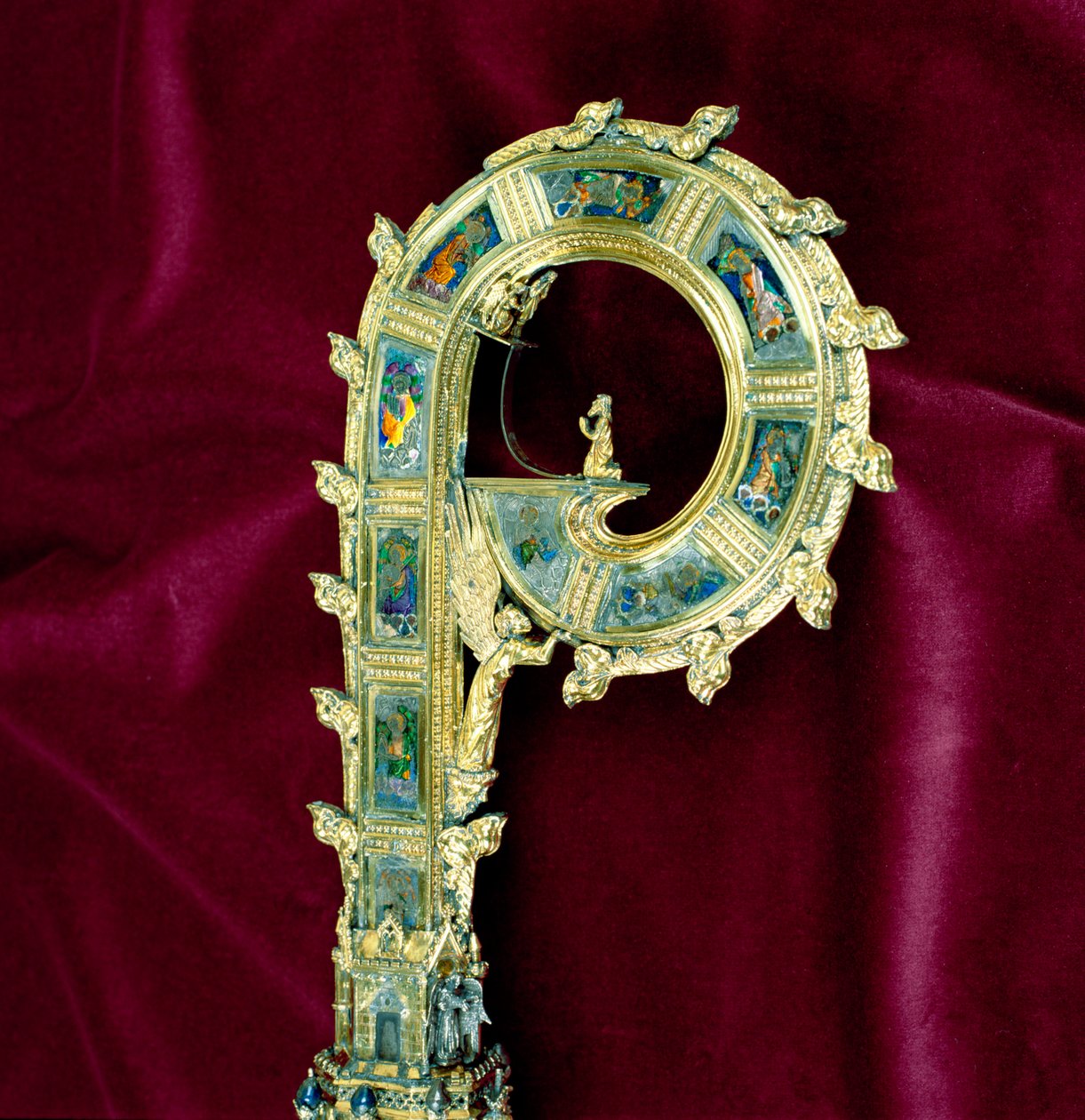 Wykehami Vilmos (kb. 1320-1404) csavargója: Péter oldala (ezüst aranyozott) (részlet) (lásd: 205100-32) alkotó: English School