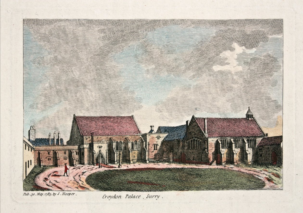 Croydon Palace, Surry, 1785 alkotó: English School