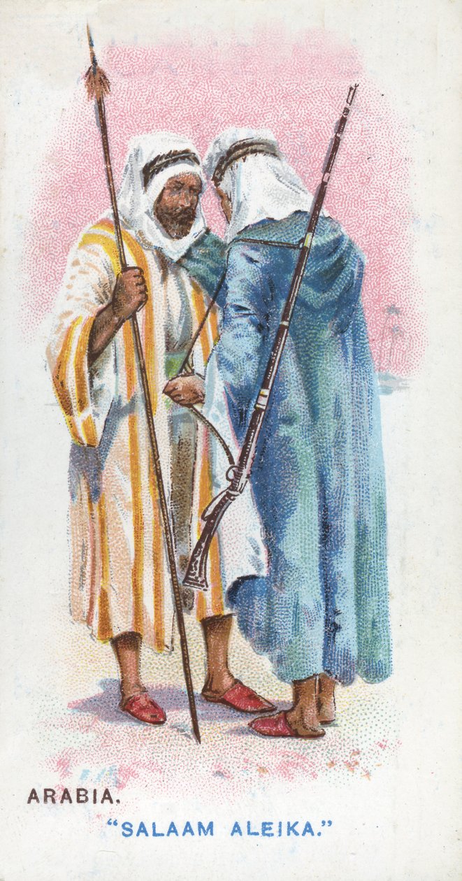 Szokásos köszöntés Arábiában, 1907 alkotó: English School