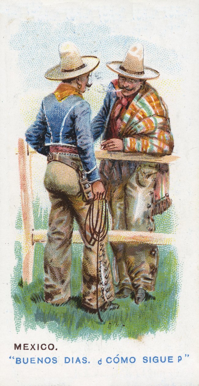 Szokásos üdvözlet Mexikóban, 1907 alkotó: English School