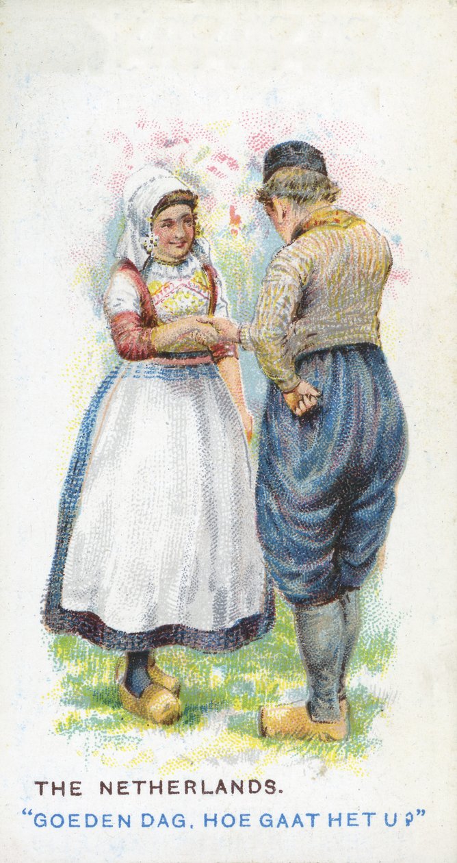 Szokásos köszöntés Hollandiában, 1907 alkotó: English School