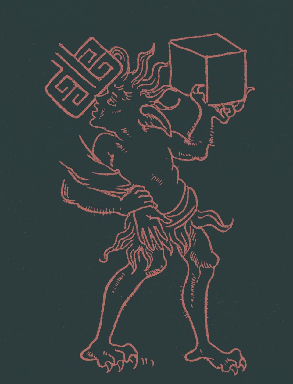 "Az ördög Szent Péterrel küszködik" alkotó: English School