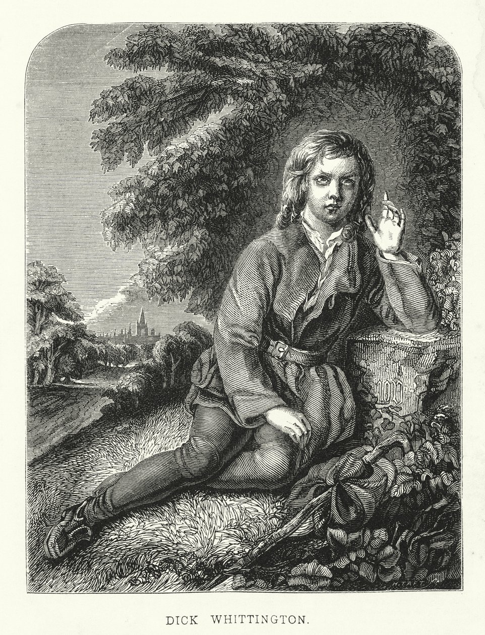 Dick Whittington (metszet) alkotó: English School