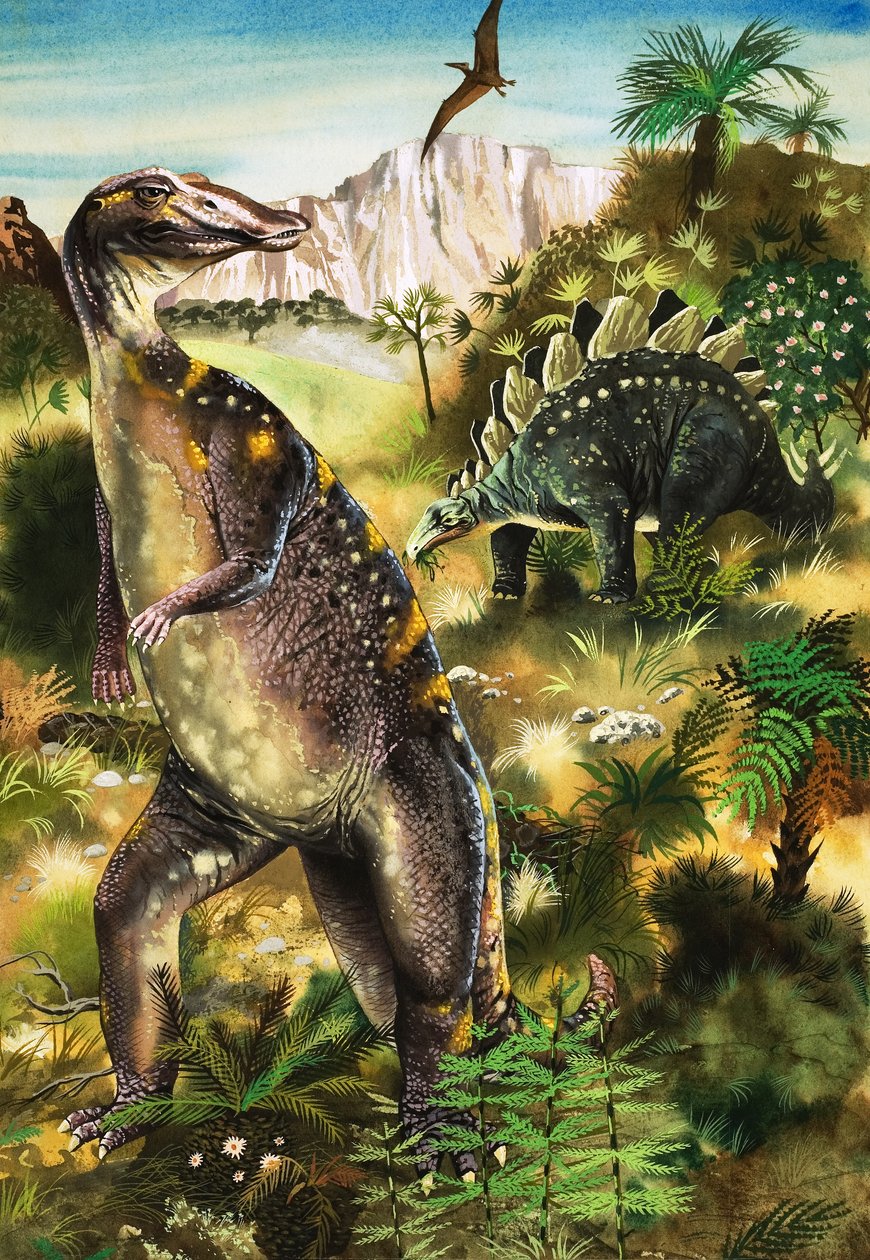 Dinoszauruszok, illusztráció a 