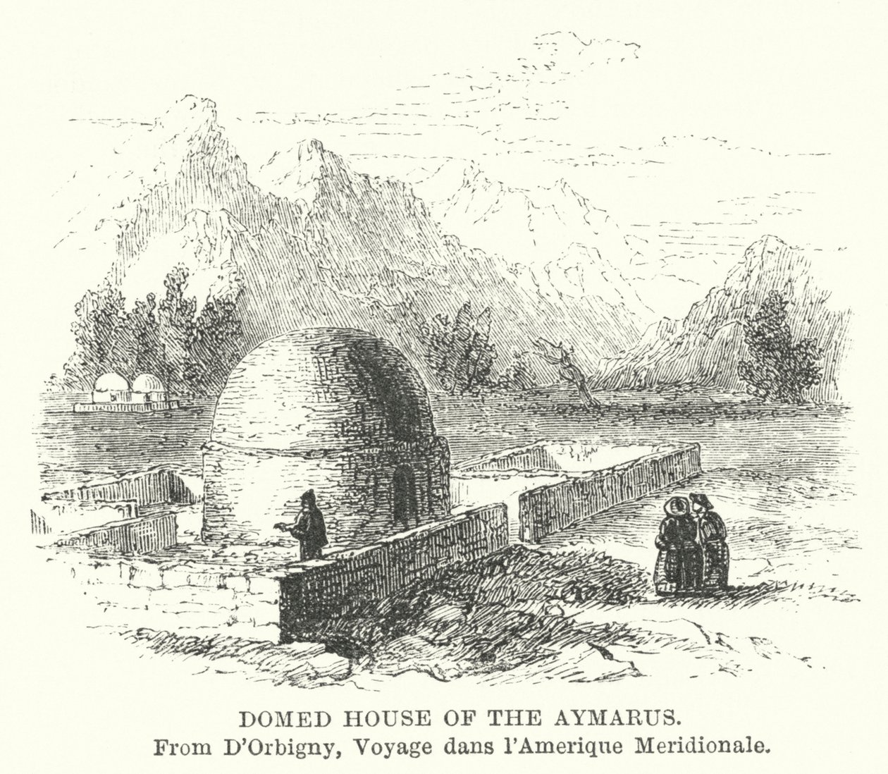 Aymarus kupolás háza (metszet) alkotó: English School
