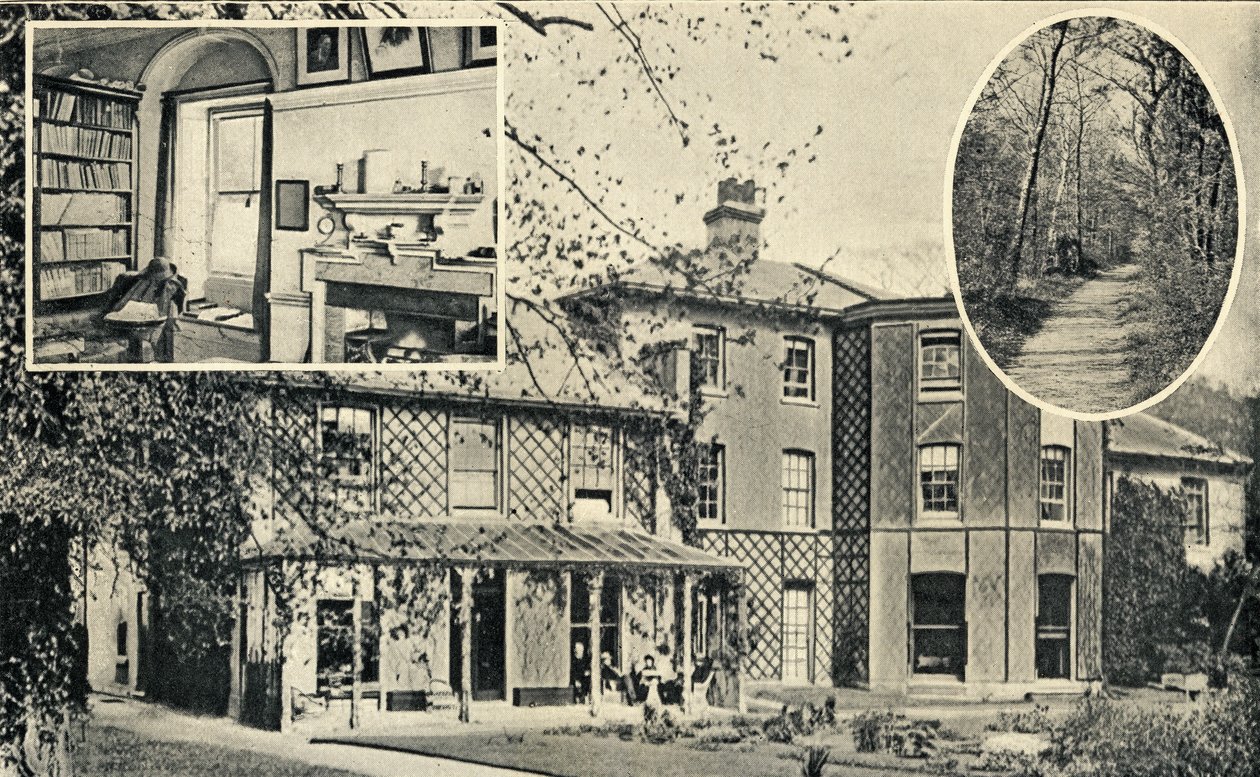 Down House, Downe, Charles Darwin (1809-82) otthona 1842-ből alkotó: English School