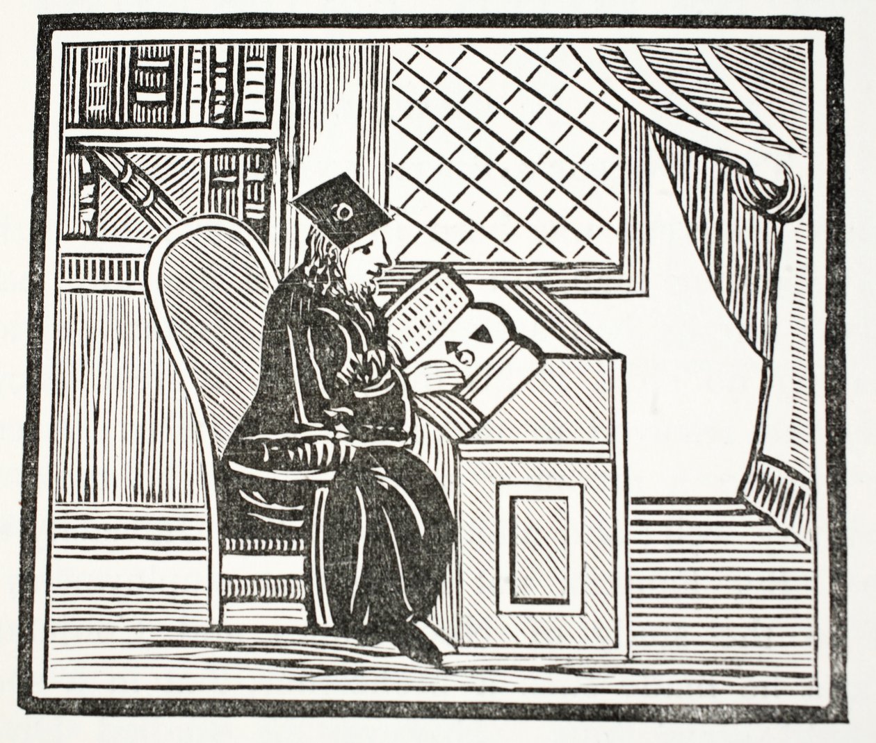 Dr. John Faustus, illusztráció a Chap-books of the Eighteenth Century-ből, John Ashtontól, pub. 1882 alkotó: English School