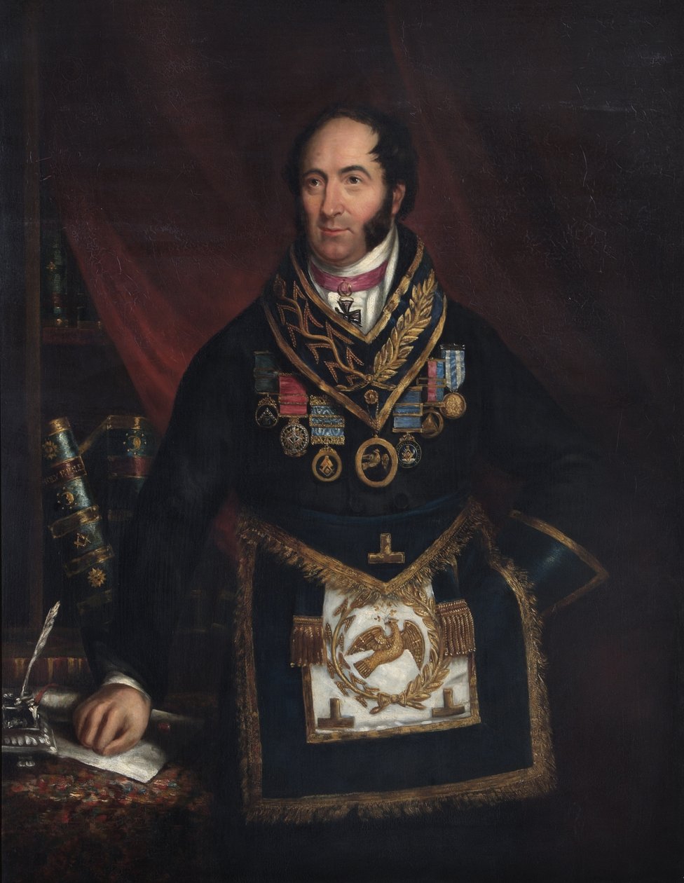Dr. Robert Thomas Crucefix, 1837 alkotó: English School
