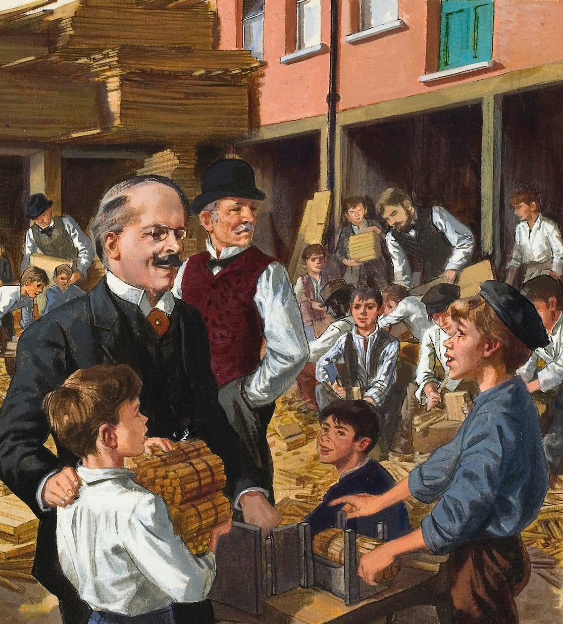 Dr. Thomas John Barnardo (1845-1905) (gouache, papír) alkotó: English School