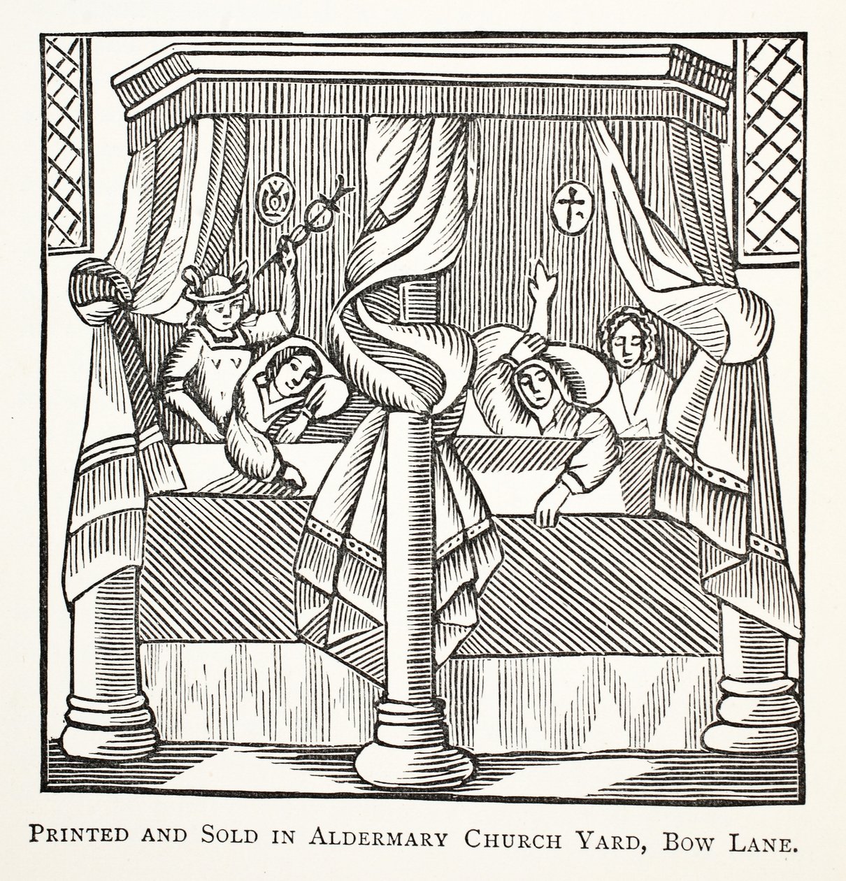 Álmok és vakondok, illusztráció a Chap-books of the Eightenth Century-ből, John Ashton, pub. 1882 alkotó: English School