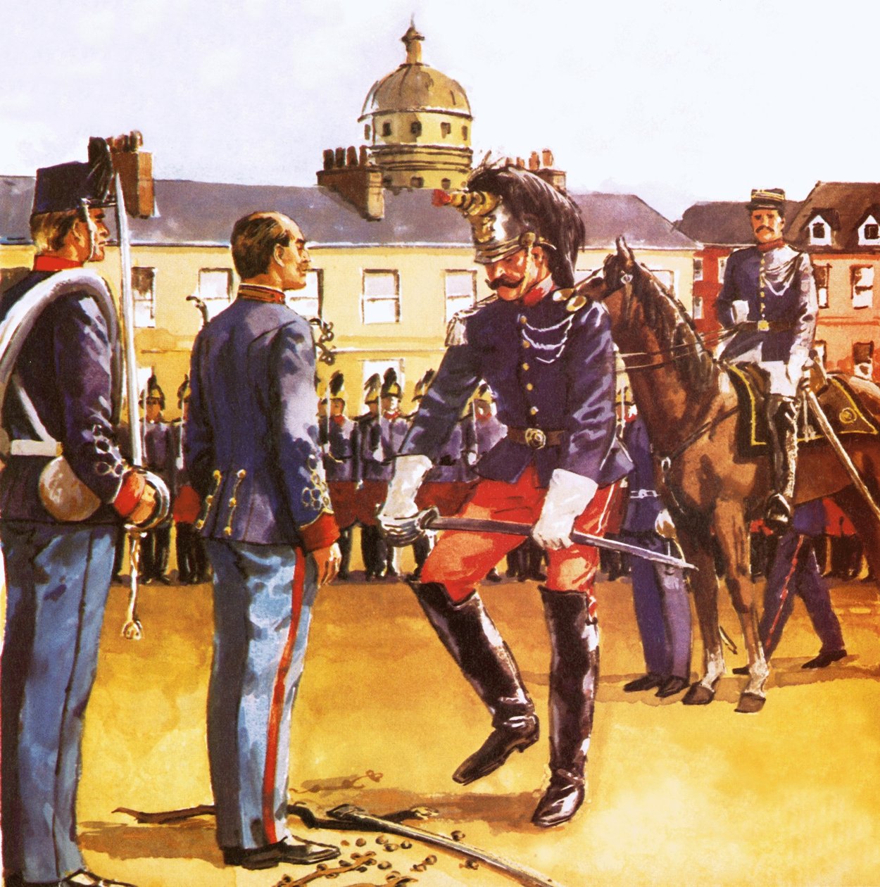 Dreyfus nyilvános megalázása alkotó: English School