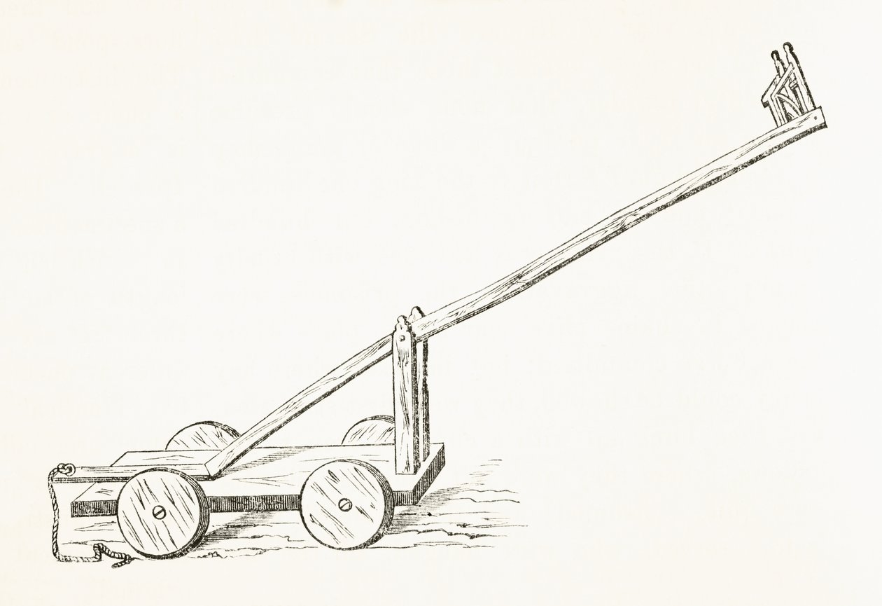 A 15. században használt kacsazsámoly William Hickman Smith Aubrey (1858-1916) „Anglia nemzeti és hazai története” című művéből, Londonban, 1890 körül. alkotó: English School