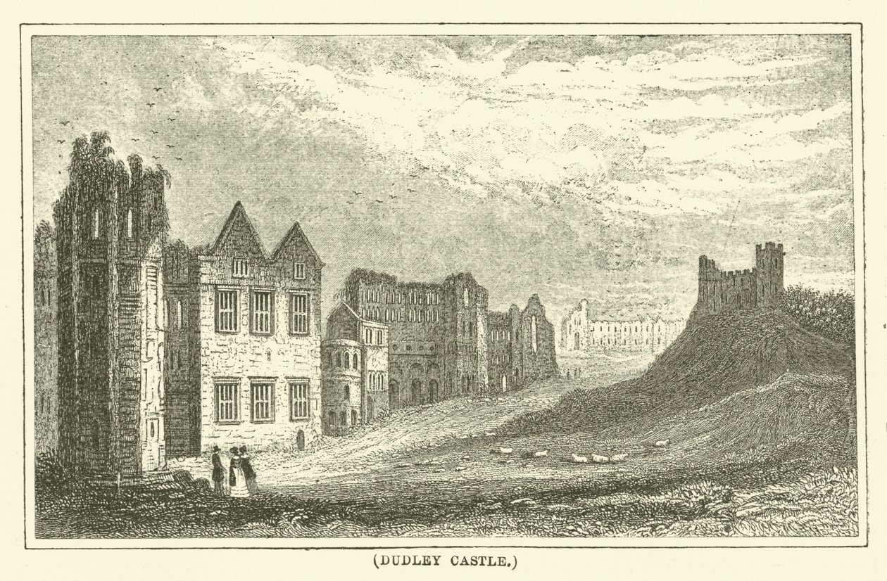 Dudley kastély (metszet) alkotó: English School