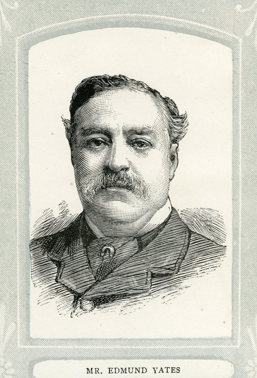 Edmund Yates (1831-94), újságíró és regényíró alkotó: English School