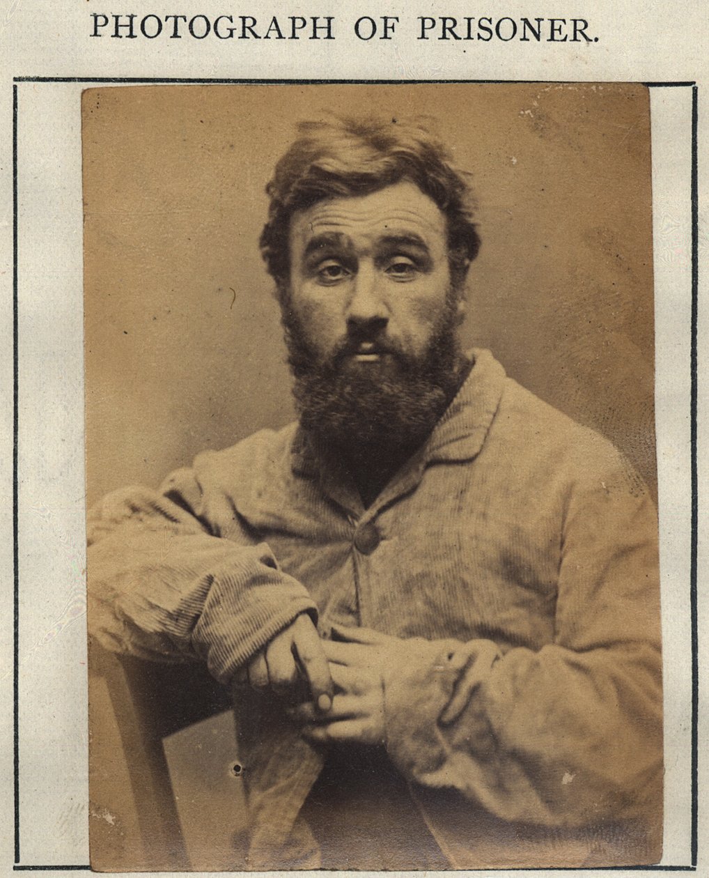 Edward Shevlin, 1870 körül (szépia fotó) alkotó: English School