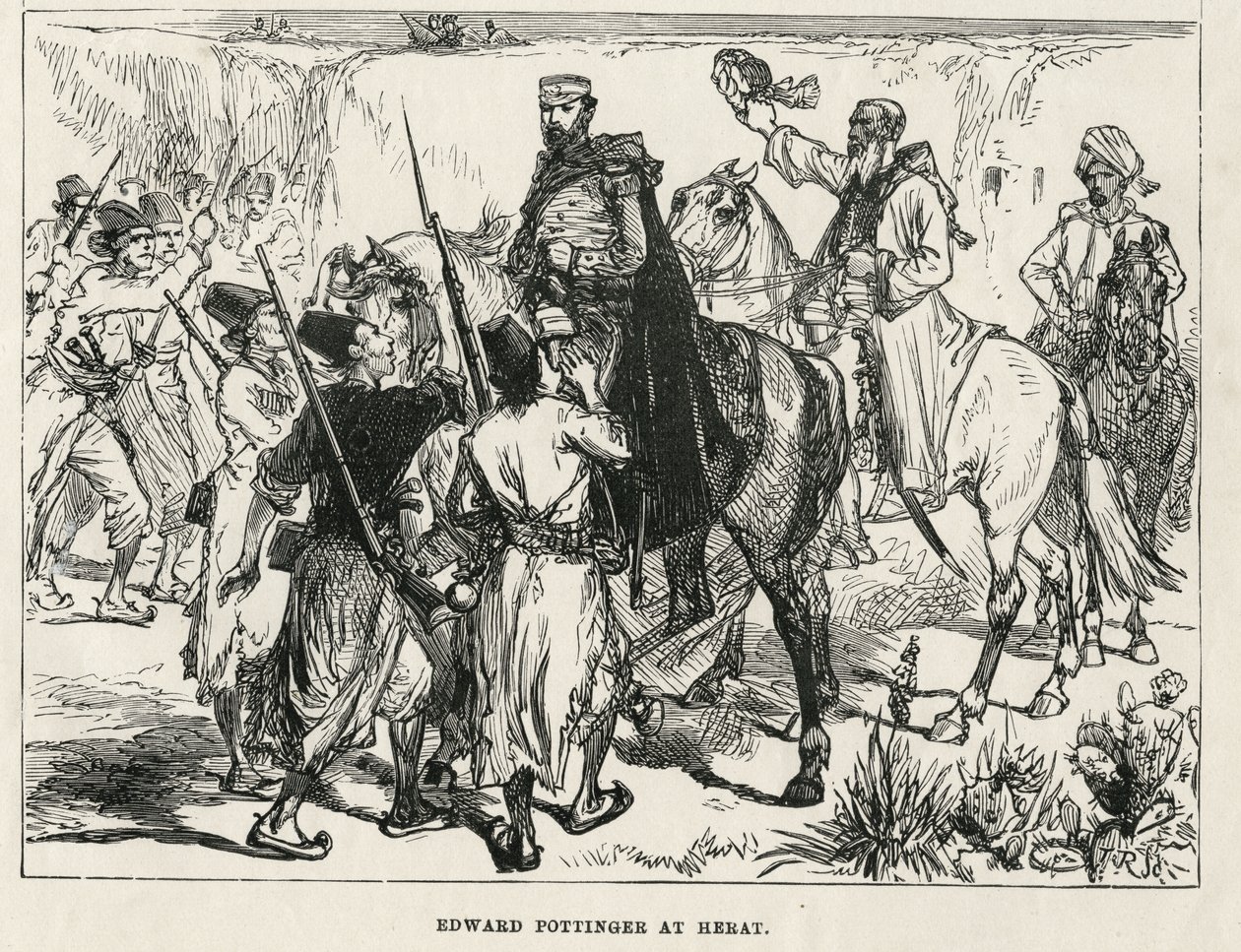 Eldred Pottinger Heratban alkotó: English School