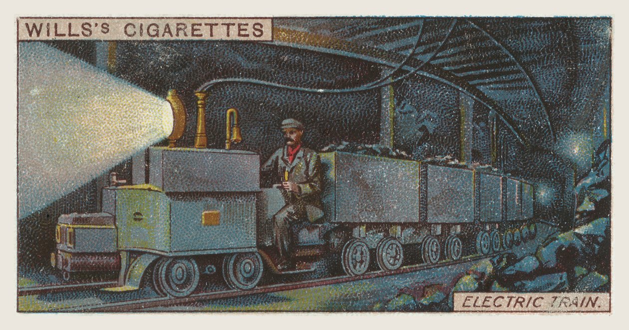 Elektromos vonat (chromolitho) alkotó: English School