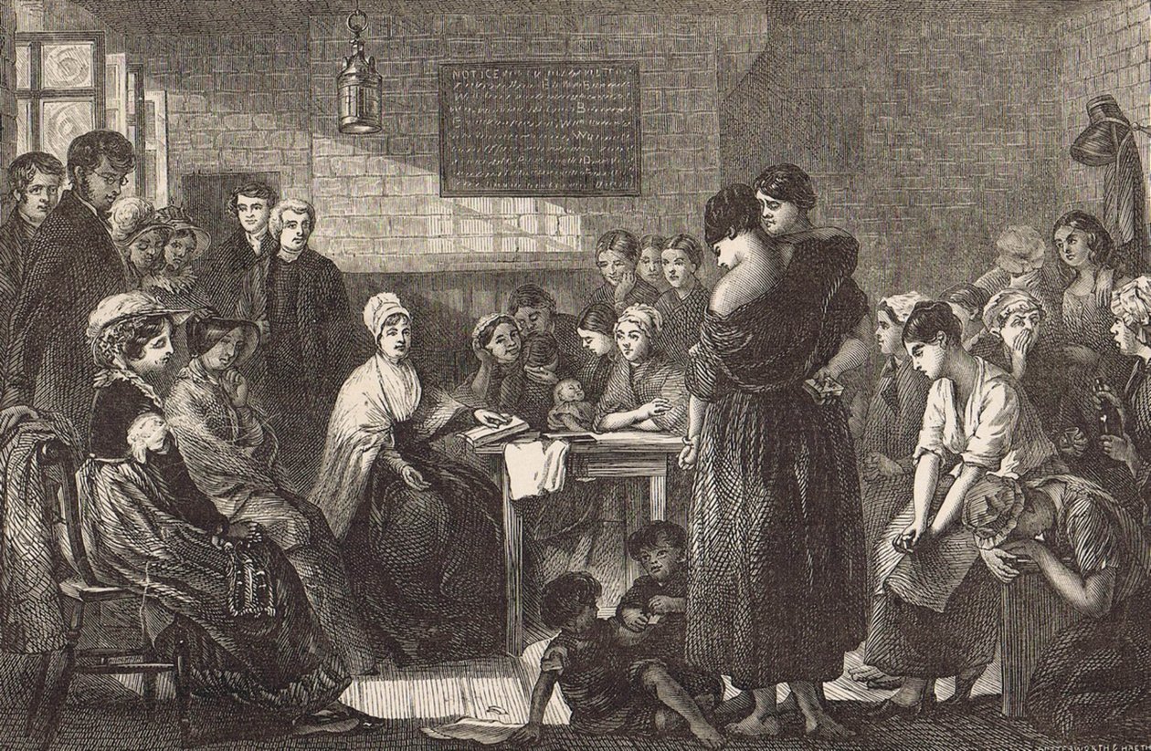 Elizabeth Fry (1780-1845) (metszet) alkotó: English School