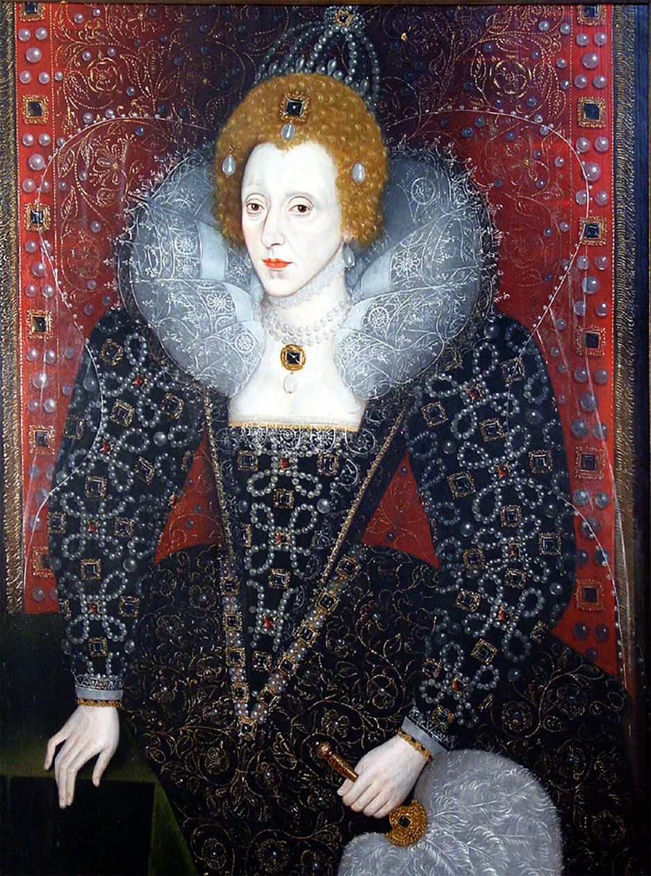 I. Erzsébet (1533-1603), 1590 körül (olaj, tábla) alkotó: English School