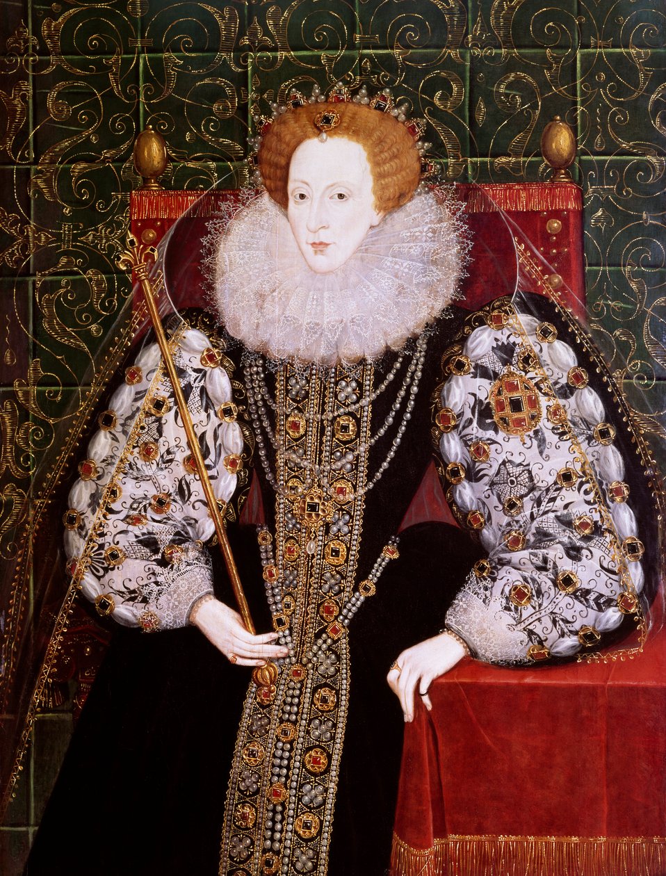 I. Erzsébet, 1590 körül (olaj, tábla) alkotó: English School