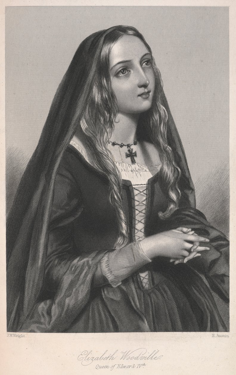 Elizabeth Woodville, IV. Edward királynője, illusztráció a 