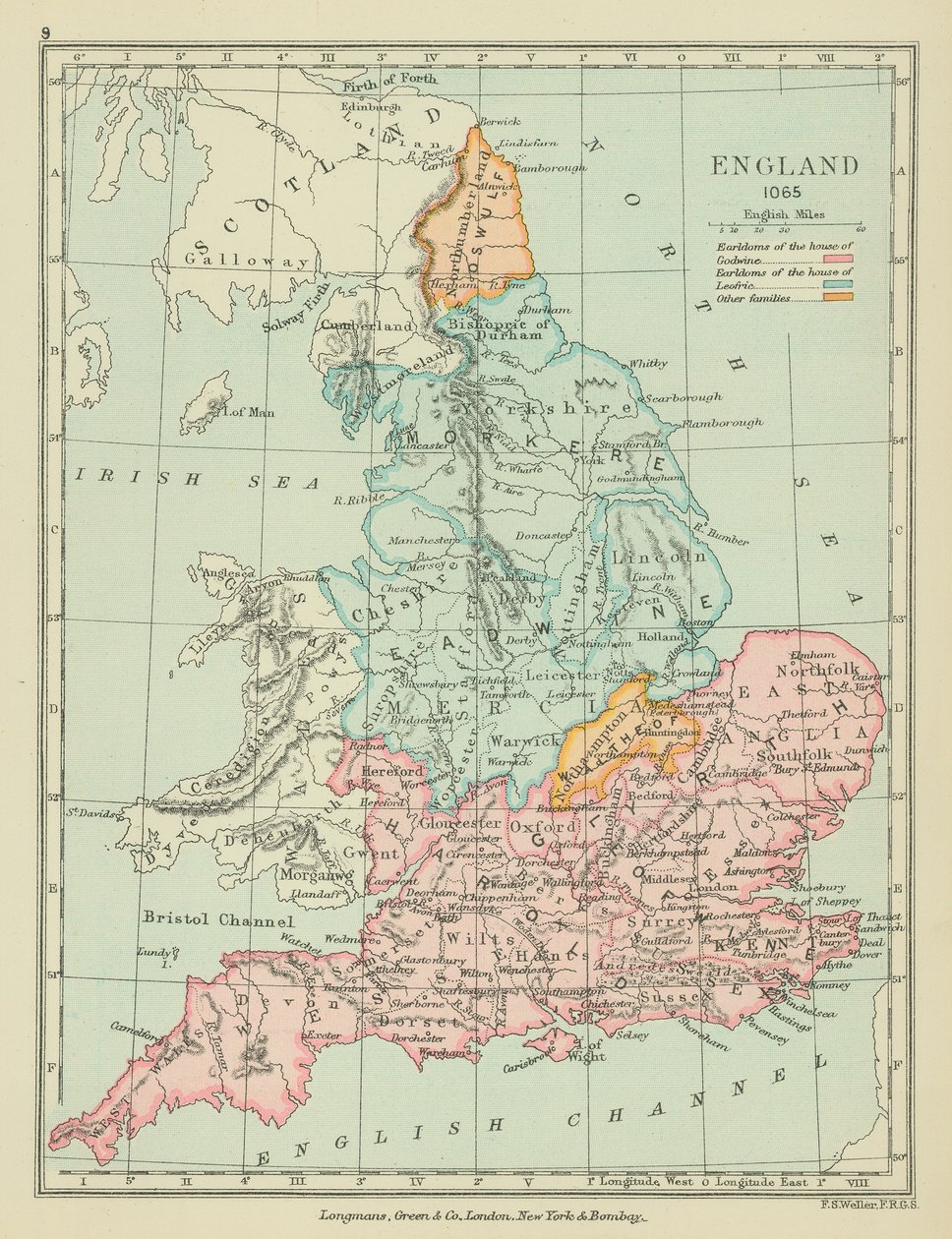 Anglia (színes litográfia) alkotó: English School