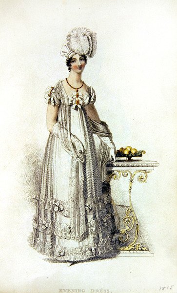 Estélyi ruha, divattányér az Ackermann