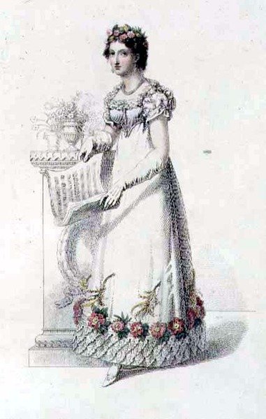 Estélyi ruha, divattányér az Ackermann