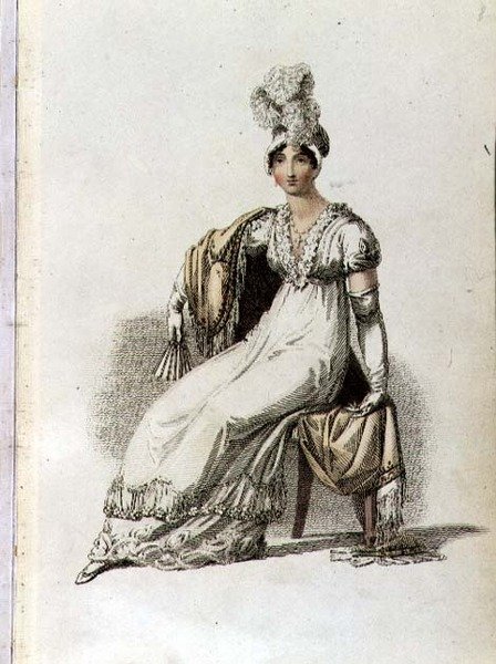 Estélyi ruha, divattányér az Ackermann