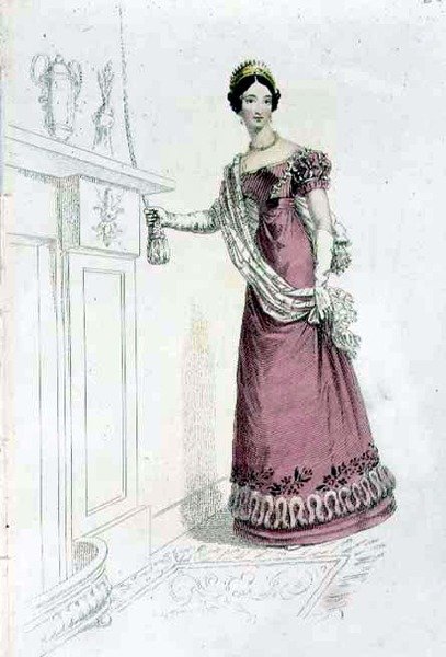 Estélyi ruha, divattányér az Ackermann