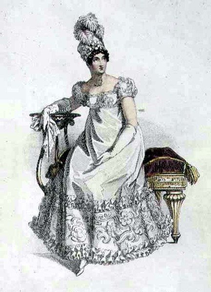 Estélyi ruha, divattányér az Ackermann