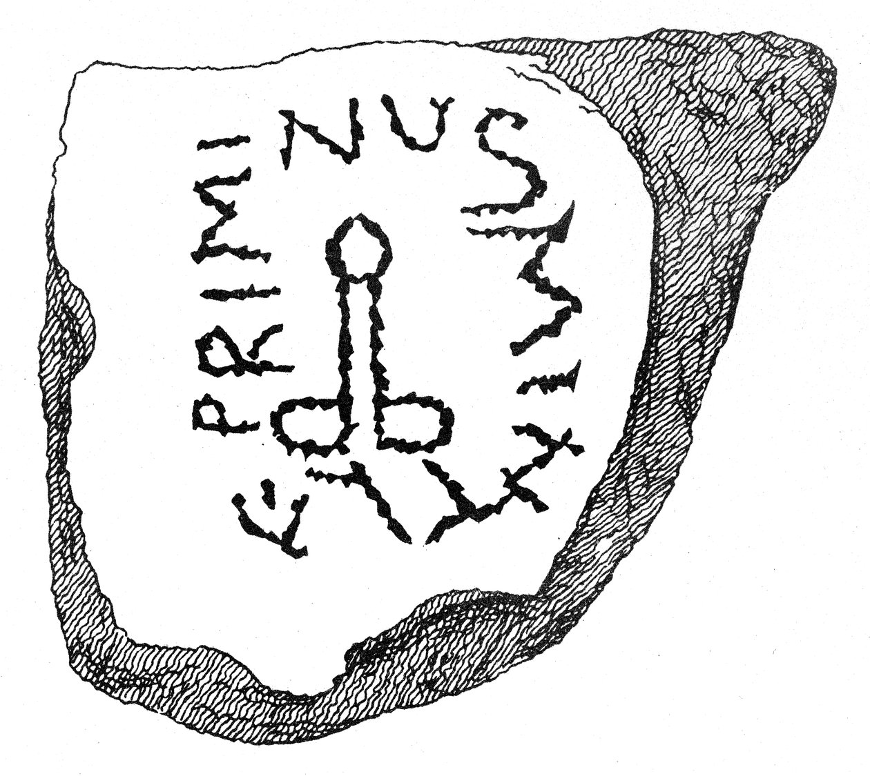 Ex-Voto Priapusnak a Burgodunum római erődből alkotó: English School