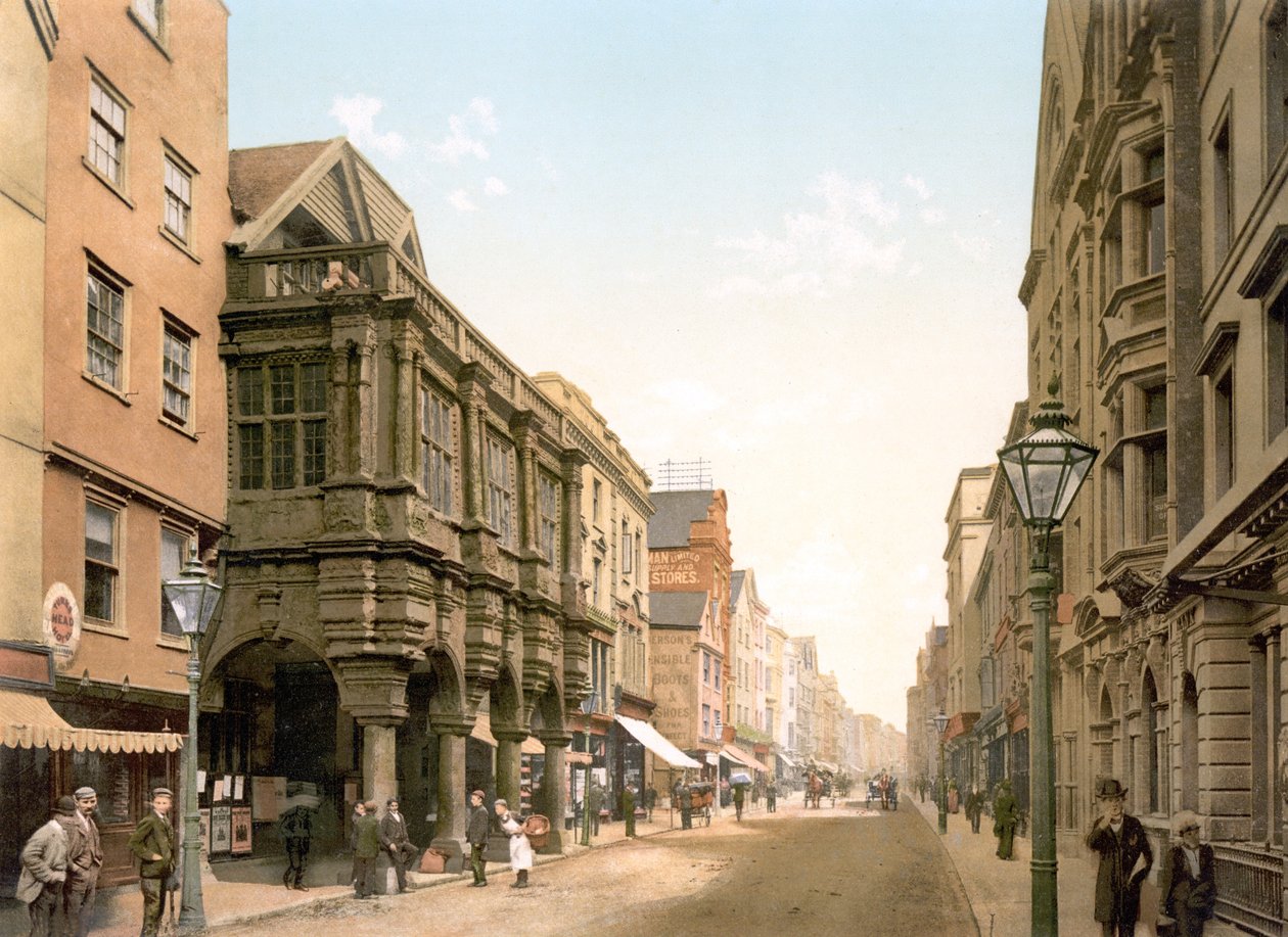 Exeter (kézzel színezett fotó) alkotó: English School