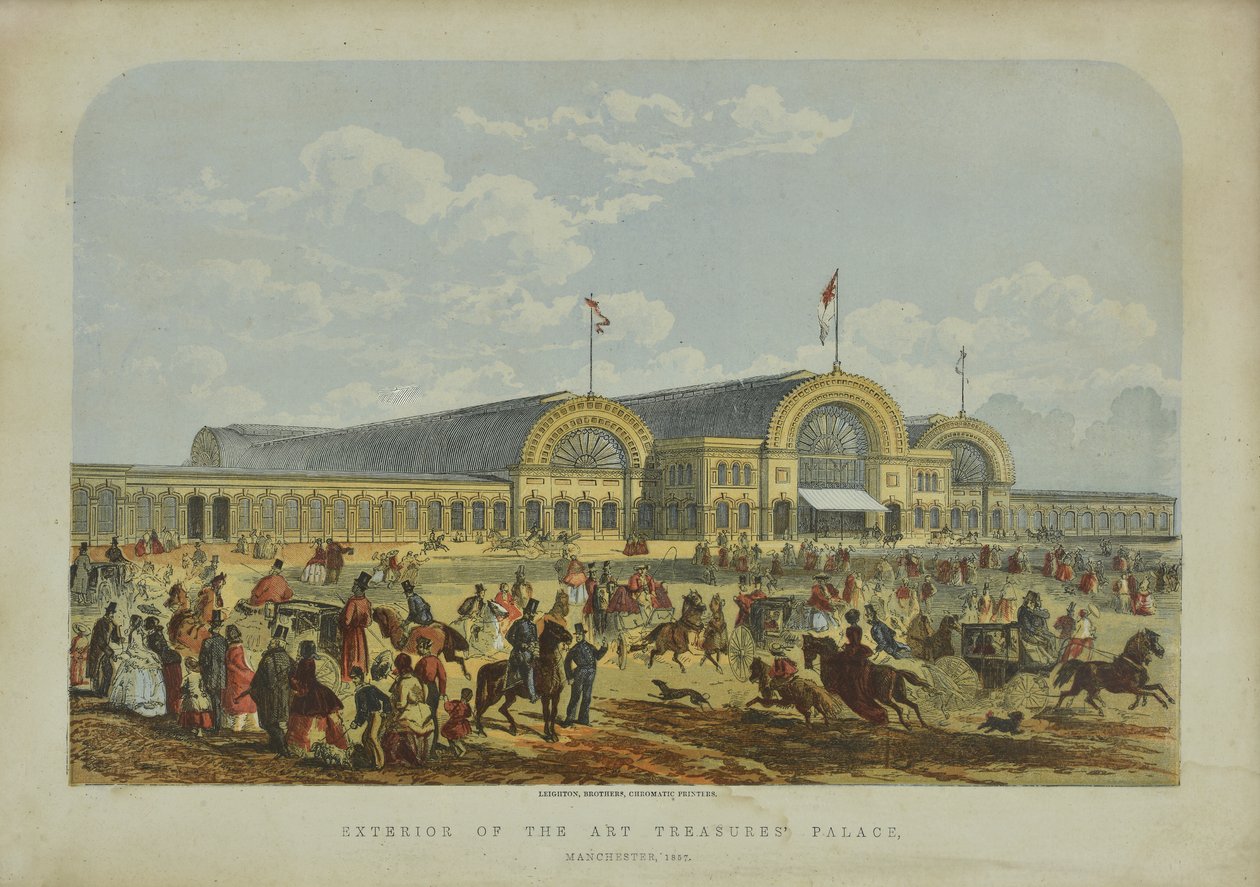 A Műkincsek Palotája külseje, 1851 alkotó: English School