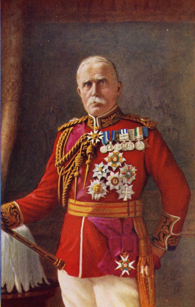 Sir John French tábornagy (színes litográfia) alkotó: English School