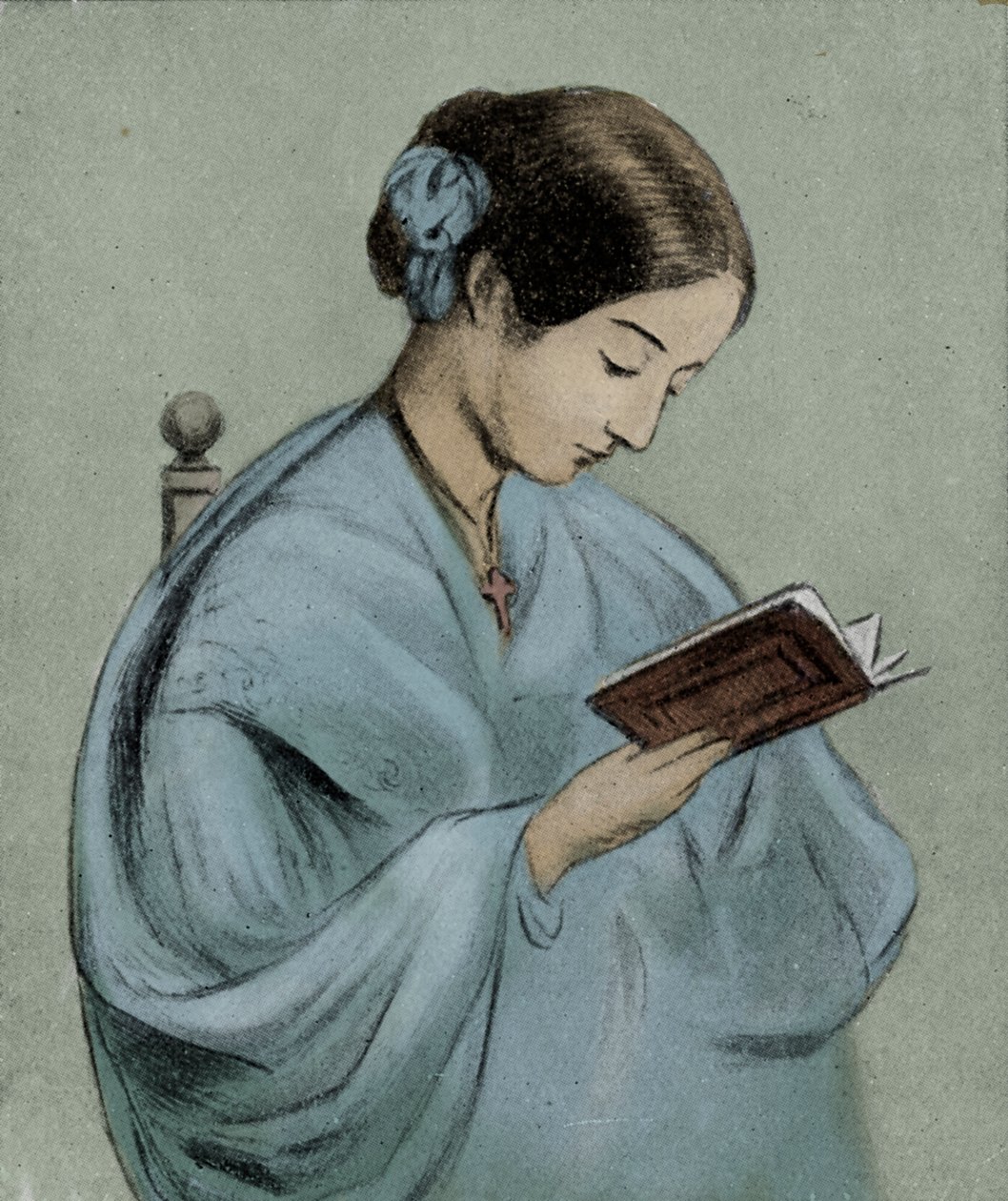 Florence Nightingale, a "VII. Edward, élete és kora" című könyvből. alkotó: English School