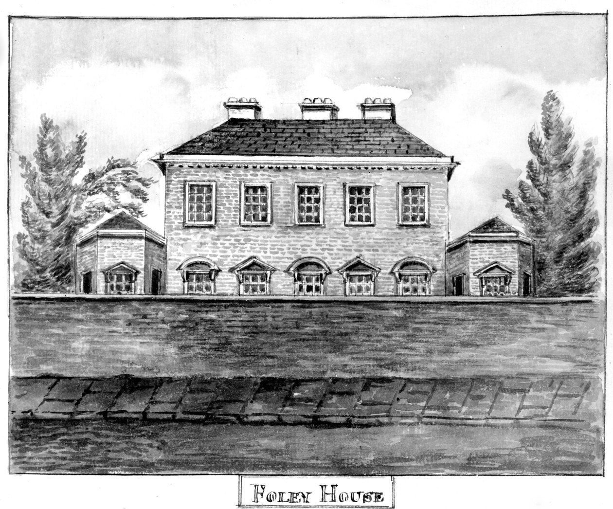 Foley-ház, 1800 körül alkotó: English School